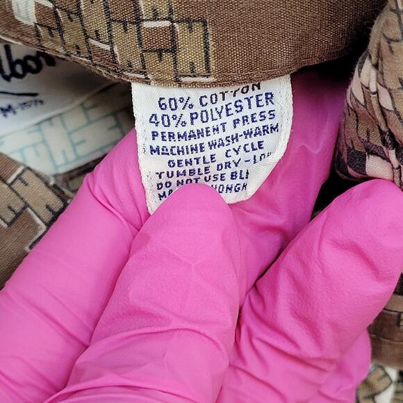 Vintage 80s MOD Marlboro Disco Hippie Shirt Medium 21x29 USA - Picture 7 of 13